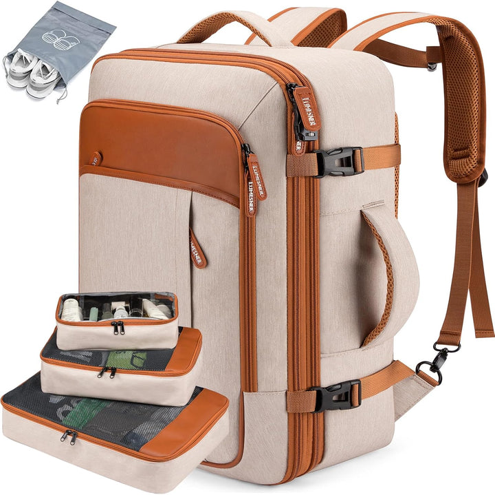 Lumesner - Mochilas de viaje para llevar, extragrandes de 40L, apro...