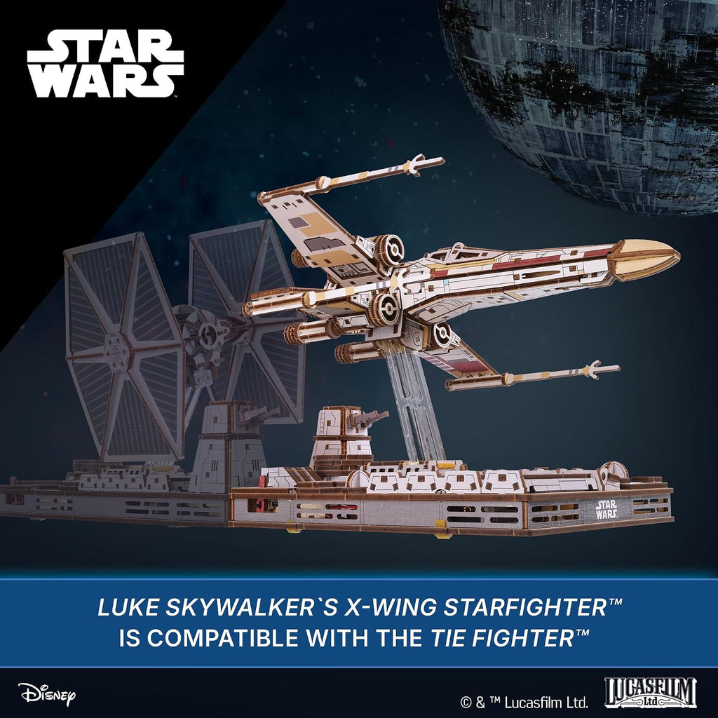 UGEARS Star Wars ™ Luke Skywalker's X-Wing Starfighter™ Rompecabezas 3D de