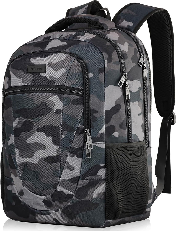 BIKROD Mochila de viaje para computadora portátil para hombres, moc...