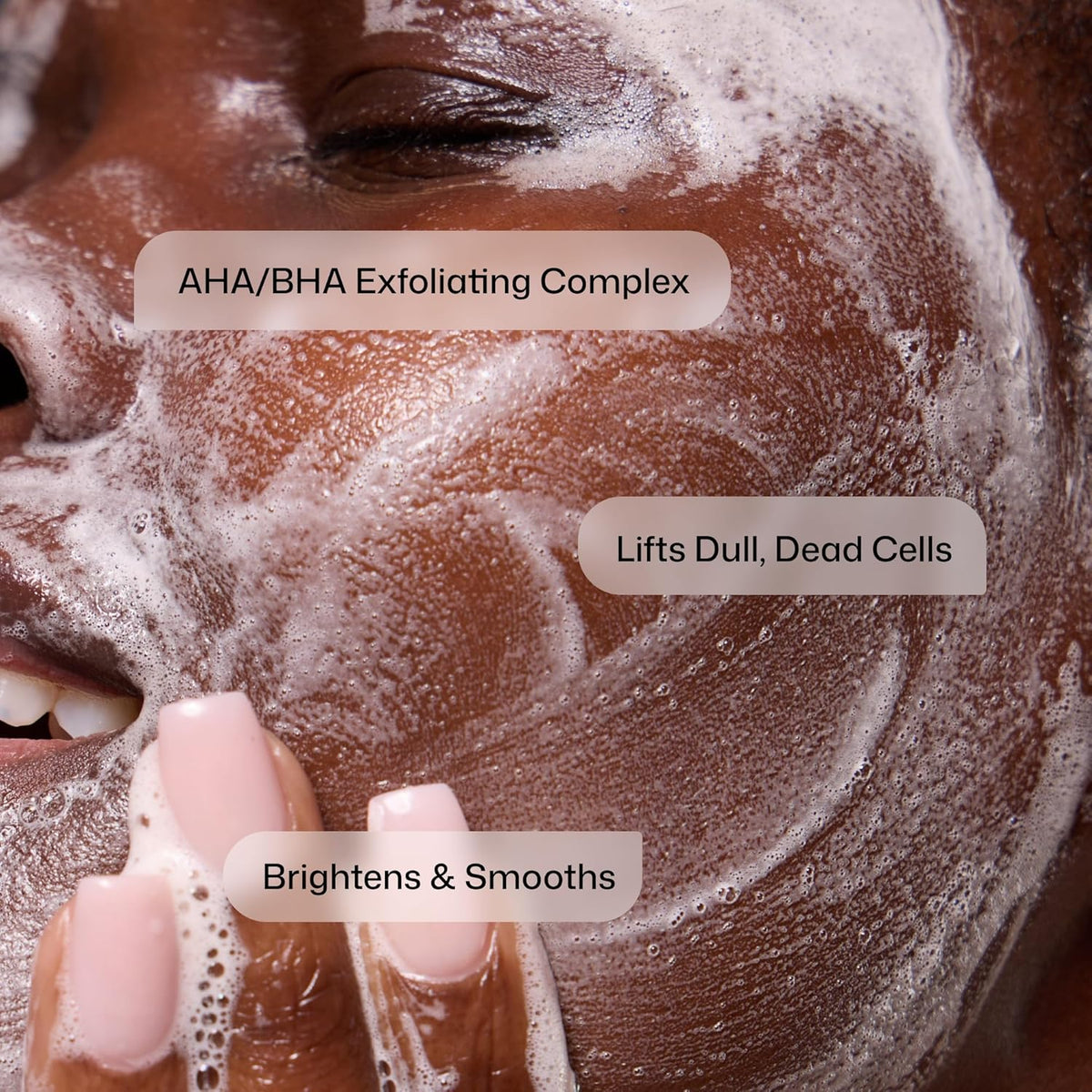 Revision Skincare Brightening Facial Wash, limpiador facial exfolia...