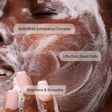 Revision Skincare Brightening Facial Wash, limpiador facial exfolia...
