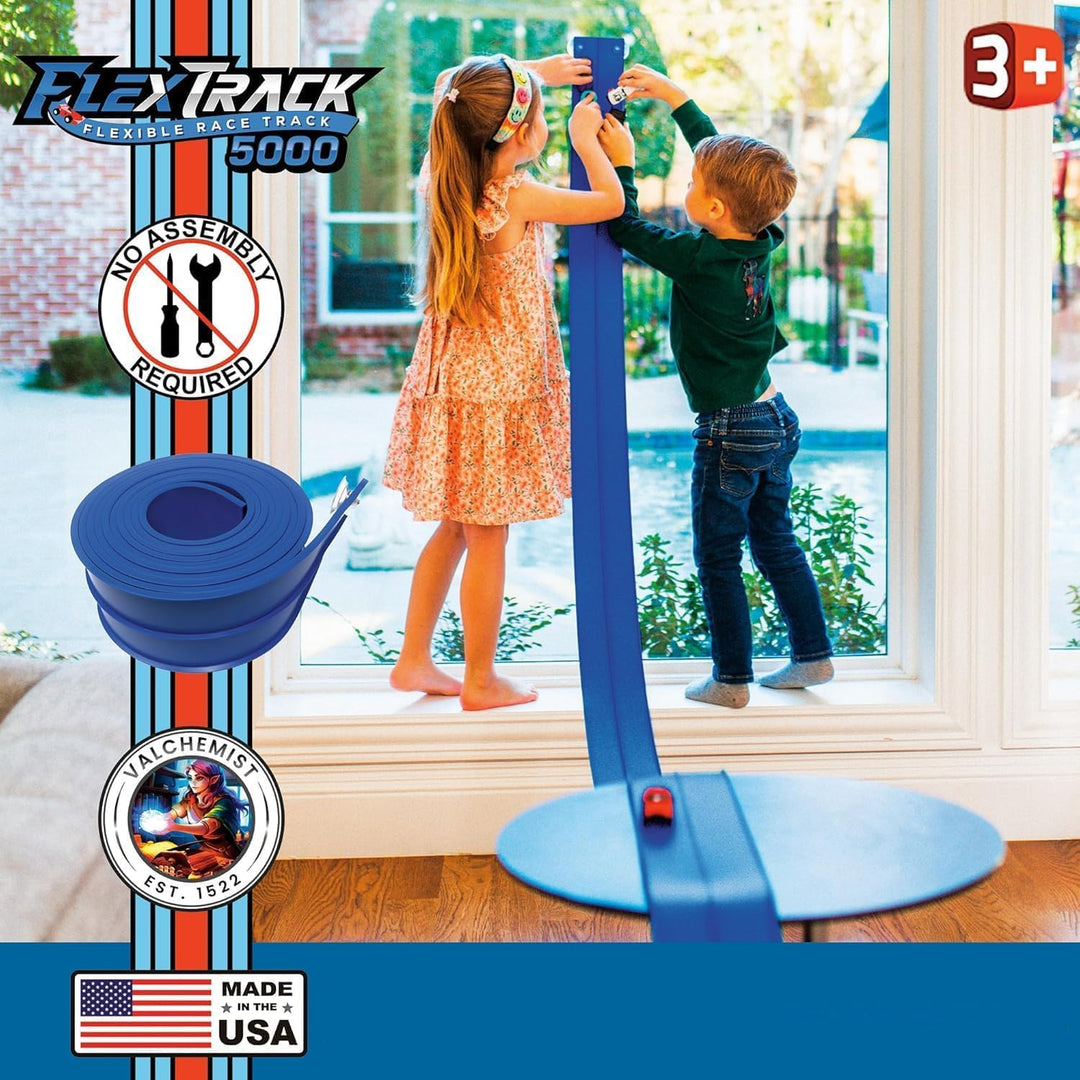 FlexTrack 5000 Pista de Carreras Flexible para Niños Juguete con Ve...