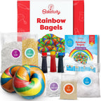 Baketivity Rainbow Bagel Kids Baking Kit con Pre-Measured Ingredients