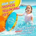 5Pcs Water Skipping Balls Set para Pool Play (Zest Tropical Theme)