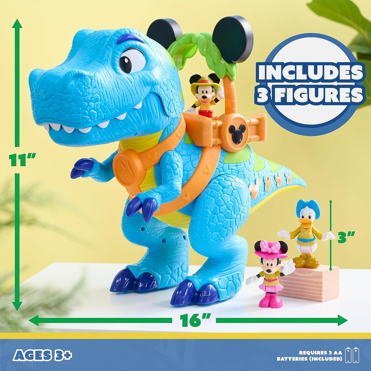 Disney Junior Mickey Mouse Funhouse Roarin Safari Dino