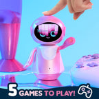 emotoBOT COR-A - Robot interactivo para niños, robot sensible al tacto y al