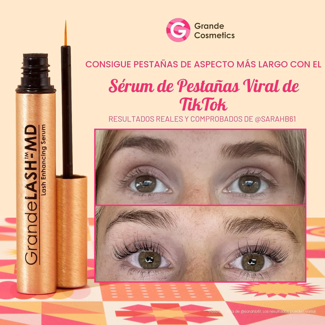 Grande Cosmetics GrandeLASH-MD Suero Potenciador de Pestañas - Fórm...
