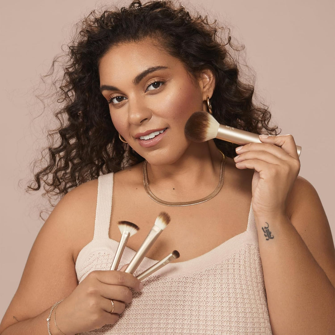 Real Techniques Juego de 9 brochas de maquillaje Au Naturale para s...