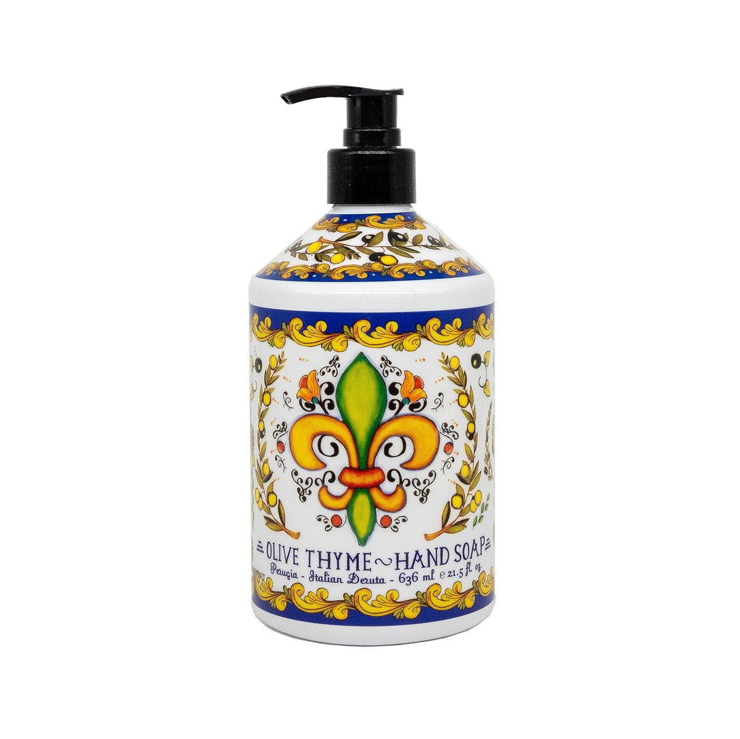 Jabón de manos italiano Perugia Deruta - Botellas de 21.5 fl oz - P...