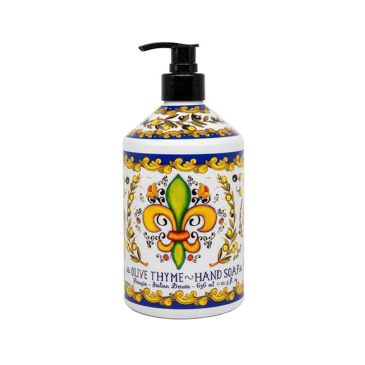 Jabón de manos italiano Perugia Deruta - Botellas de 21.5 fl oz - P...