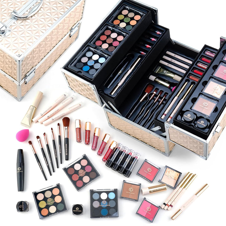 Color Nymph Kits de maquillaje profesional para niñas, kit de maqui...