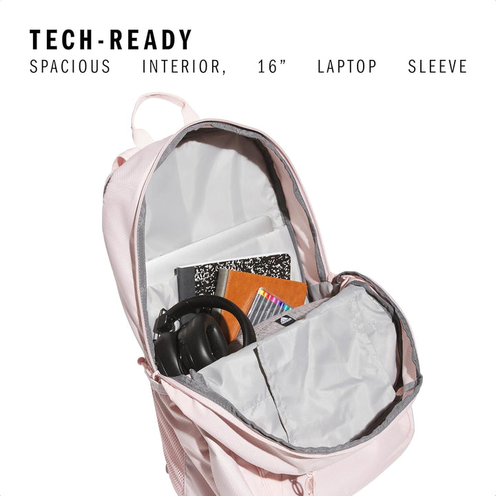 Mochila adidas Excel - Bolsa grande y resistente para laptop y libr...