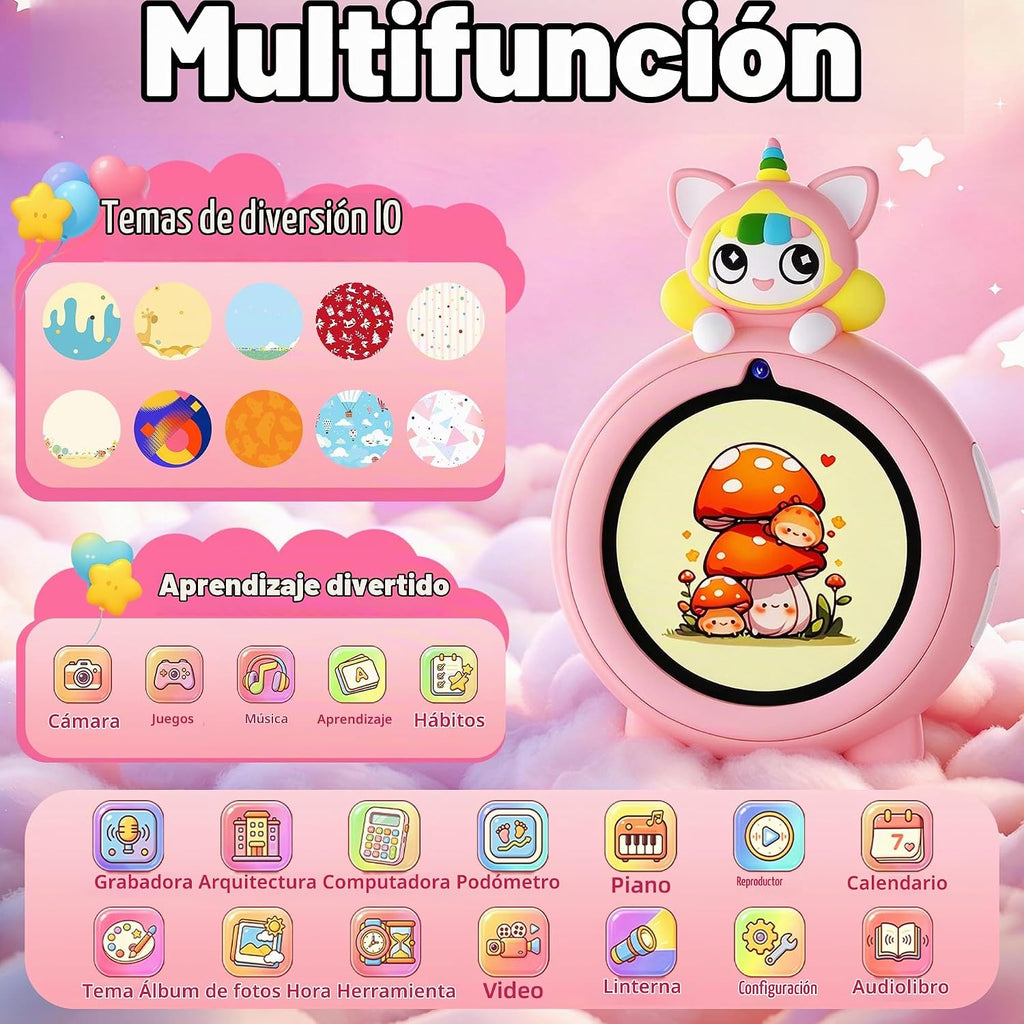 Cámara para niños, cámara digital con pantalla táctil para niños con