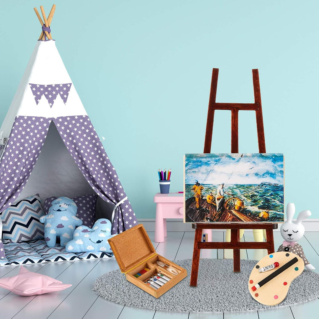 Skylety Juego de accesorios de pintura de casa de muñecas