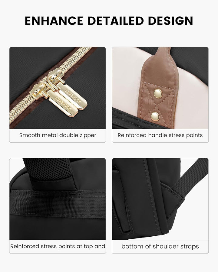 LOVEVOOK Mochila para computadora portátil para mujer, bolsa para l...