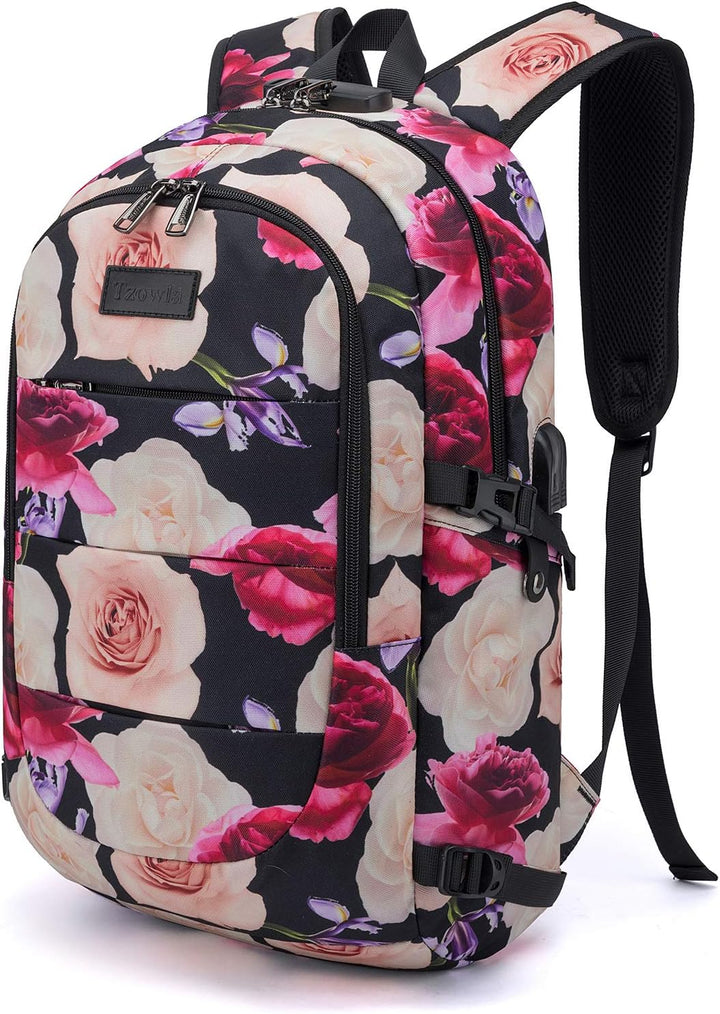 Tzowla - Mochila para computadora portátil de negocios, resistente...