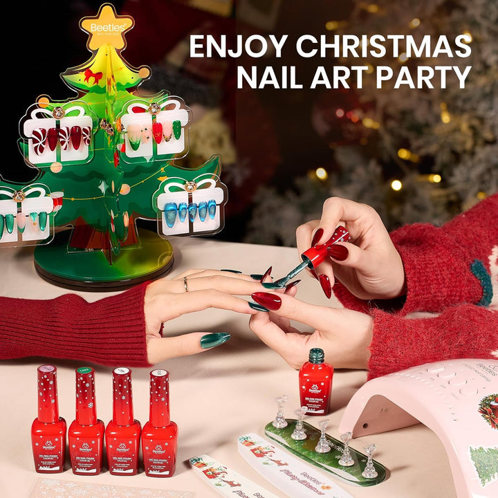 Beetles - Juego de 67 esmaltes de uñas de gel con luz UV \u2013 12...