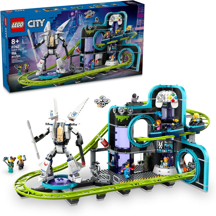 LEGO City Robot World Montaña Rusa Set de Construcción - Juguete de...