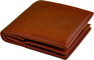 Time Resistance Cartera de cuero para hombre - Billetera italiana p...
