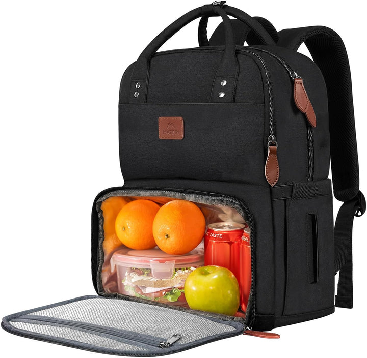 MATEIN Mochila de almuerzo de 17 pulgadas, lonchera extra grande co...