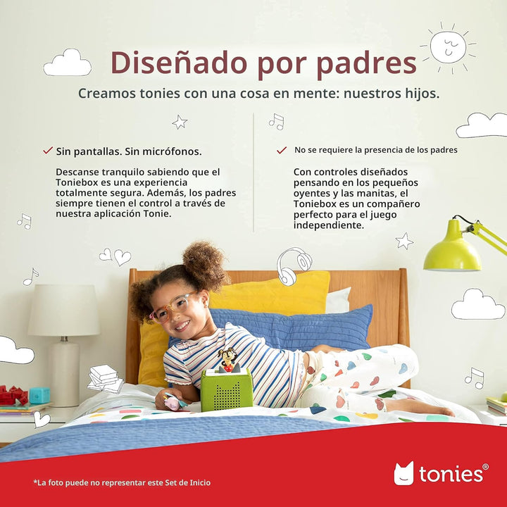 Toniebox 1 - Set de inicio del reproductor de audio con Playtime Pu...