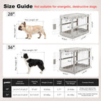 Jaula plegable para perros de 36 pulgadas de largo