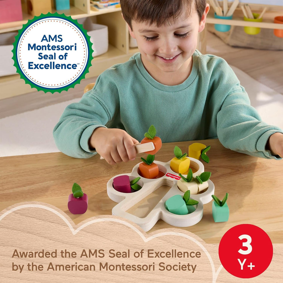 Fisher-Price Árbol de clasificación de juguetes Montessori