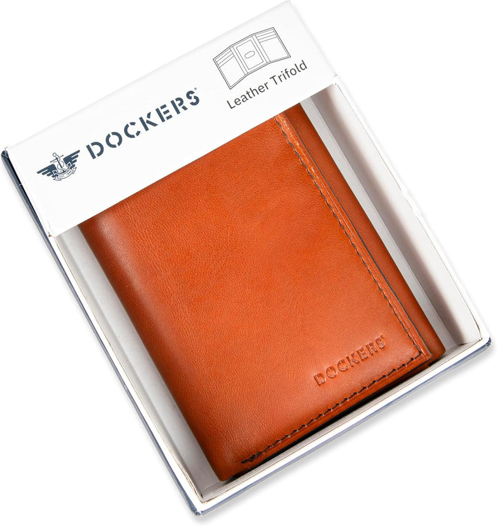 Dockers Billetera de perfil delgado con capacidad extra para hombre...