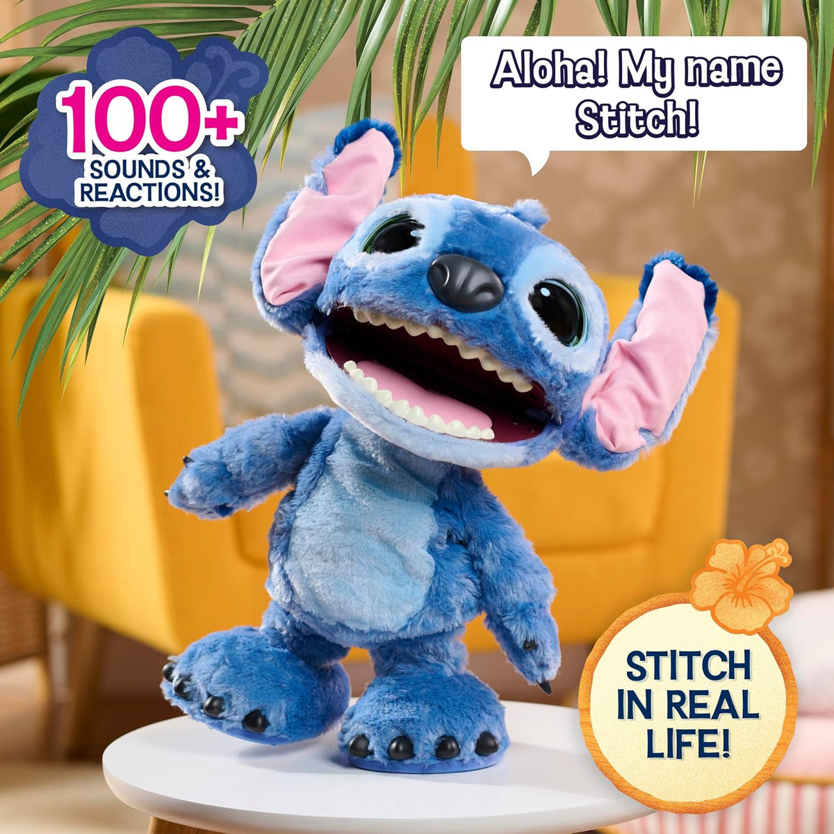 Disney Stitch Just Play Ultimate Interactive - Juguete de peluche