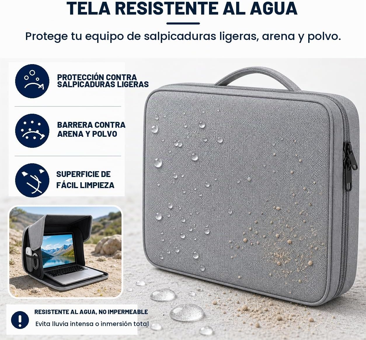 Parasol para laptop actualizado 2026 para trabajar al aire libre, s...