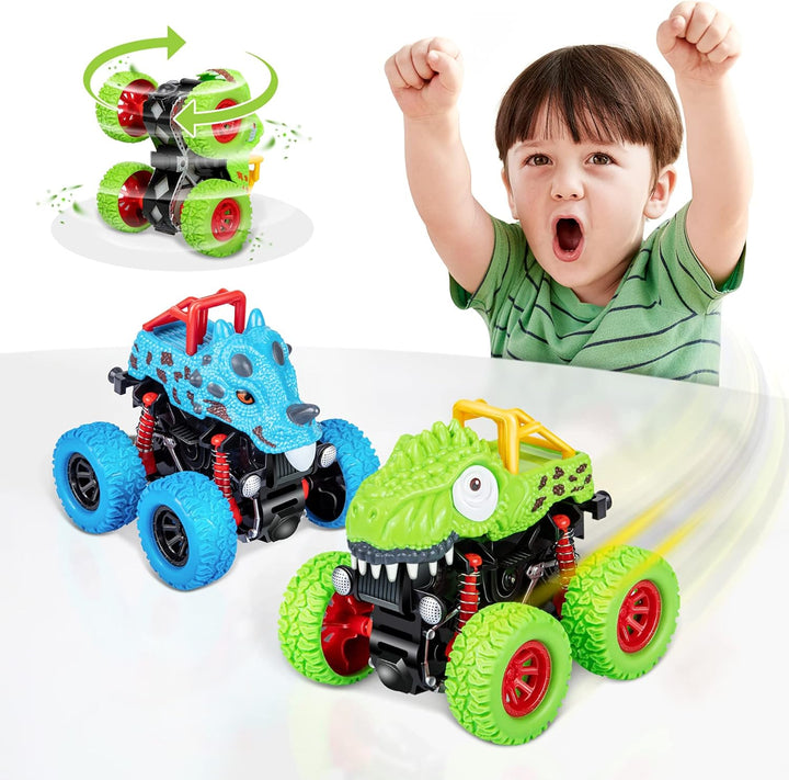 LODBY Juguetes de dinosaurio para niños de 2, 3, 4 y 5 años - Camio...