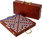 Madera maciza: juego de mesa de crucigrama edición de viaje de lujo, viaje