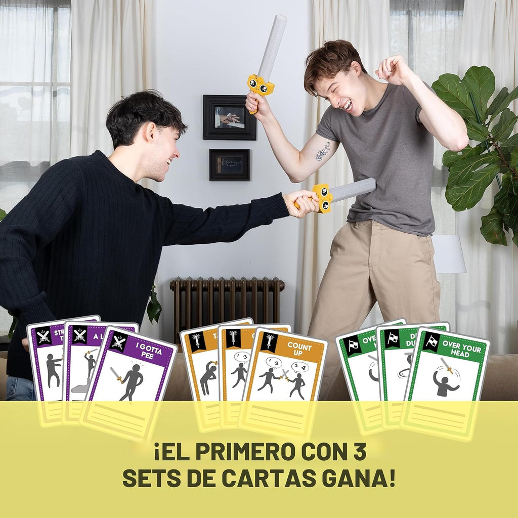 Exploding Kittens Let's Hit Each Other con Fake Swords, 3-6 Players