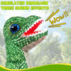 Juguetes inflables de dinosaurio a control remoto, T-Rex con control