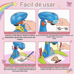 LEERFEI Smart Art Sketcher y Proyector de Dibujo - Set de Juguete para Niños de 3 a 8 años