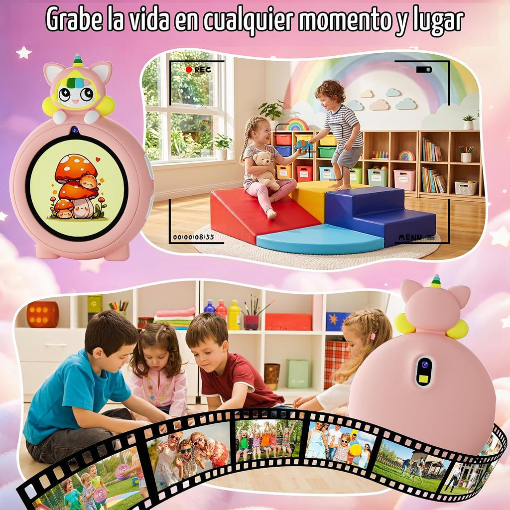 Cámara para niños, cámara digital con pantalla táctil para niños con