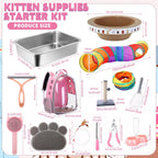 Kit de iniciación para gatitos de 31 piezas, esenciales para