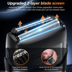 Afeitadoras eléctricas para hombres, cabezales flotantes 3D y