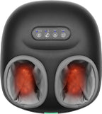Medcursor Masajeador de pies con calor, masajeadores de pies Shiatsu mejorados 2026 para aliviar el dolor, cansado, fascitis plantar, presión de aire ajustable, se adapta a hasta 13 pulgadas