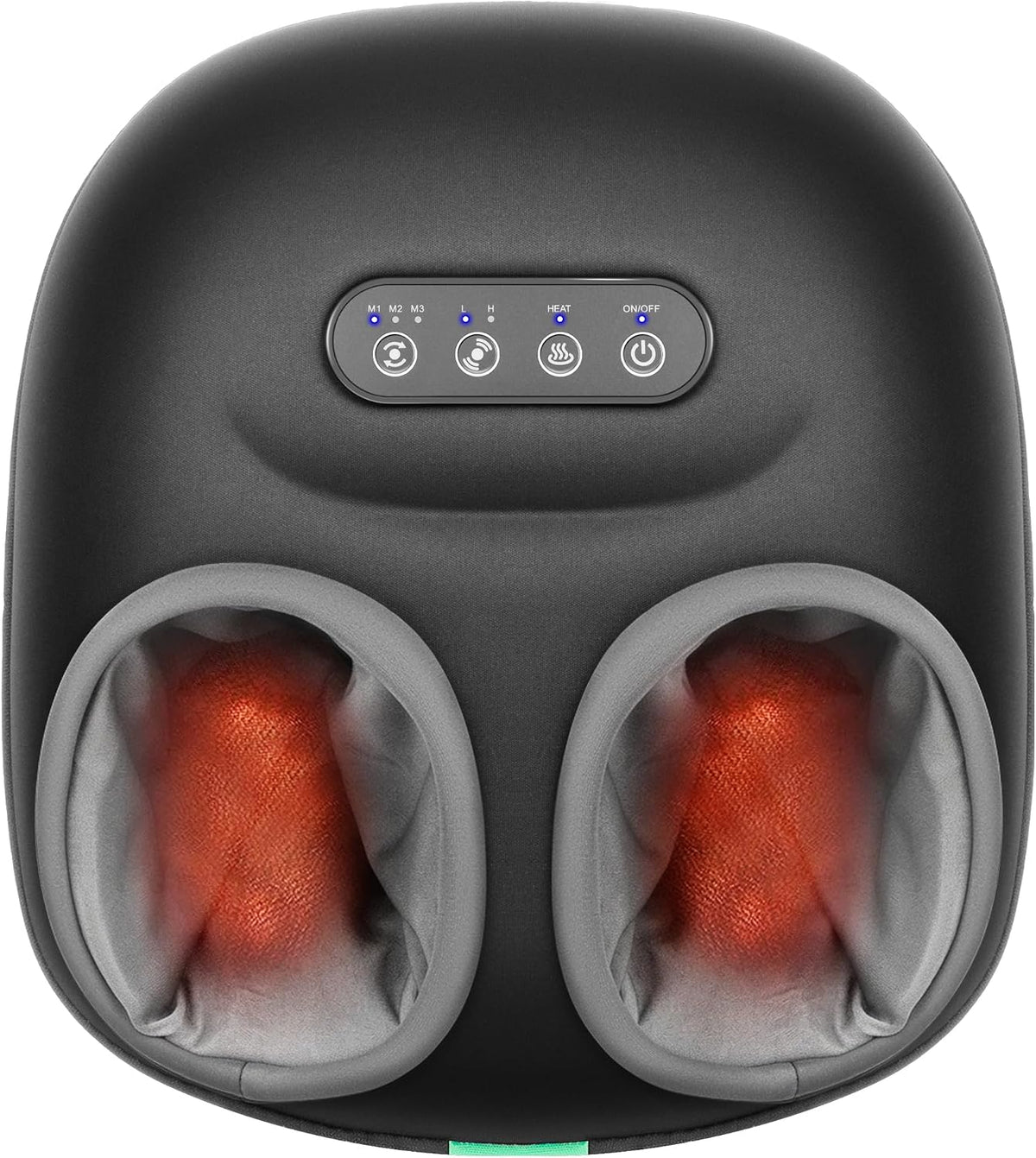 Medcursor Masajeador de pies con calor, masajeadores de pies Shiatsu mejorados 2026 para aliviar el dolor, cansado, fascitis plantar, presión de aire ajustable, se adapta a hasta 13 pulgadas