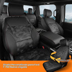 Fundas para asientos para Ford F-150 2015-2026, Camuflaje negro