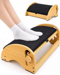 Lámpara Bulado Reposapiés de madera debajo del escritorio, reposapiés ergonómico