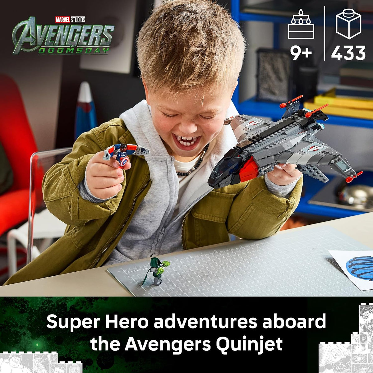 LEGO Marvel Avengers: Doomsday Quinjet 76347