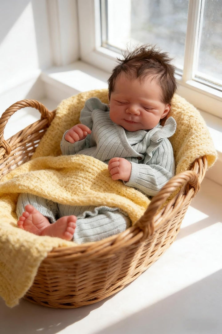 Zero Pam Muñecas Bebé Reborn Realistas Niño 18 Pulgadas Niña Recién...