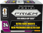 Panini Prizm World Cup Soccer 2026 - Caja de valor, exclusiva de tarjetas
