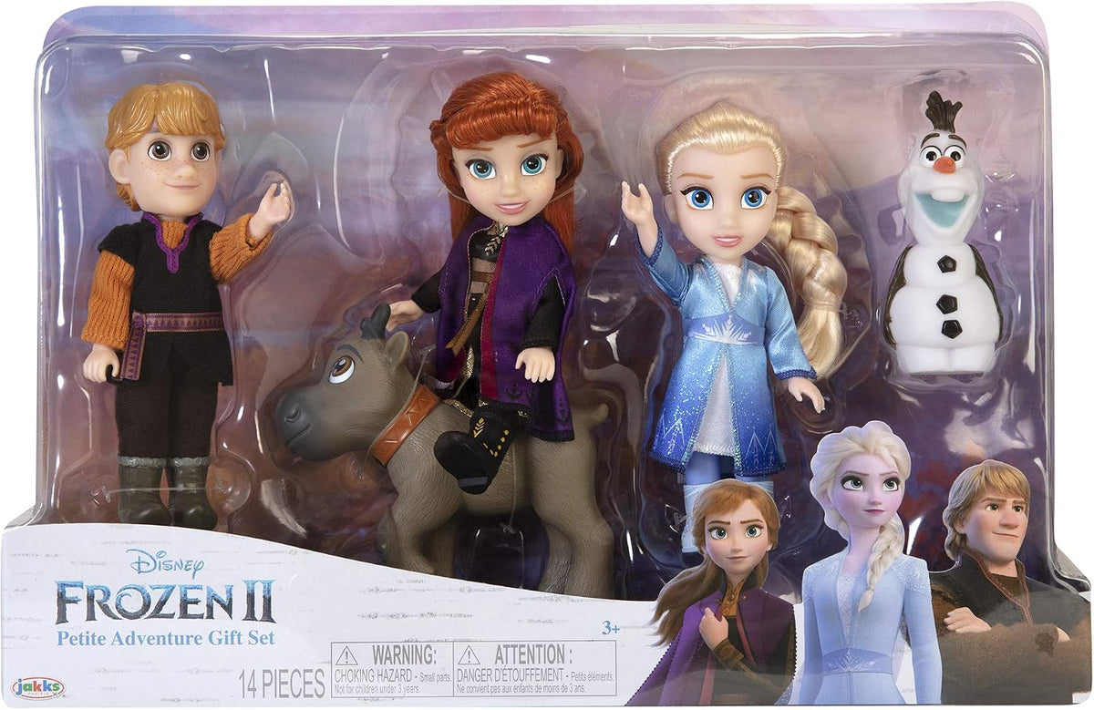 Disney Frozen 2 Set de Regalo de Muñecas Pequeñas - Incluye Elsa, Anna, Kristoff, Olaf y Sven! 6 pulgadas