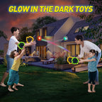 Juego de 2 bolas LED para lanzar y atrapar, juguetes iluminados