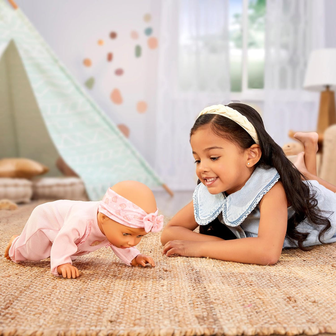 Baby Born Muñeca que Aprende a Caminar Olivia - Ojos Gris-Verdes: C...
