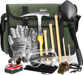 INCLY Kit de martillo de selección de rocas de geología de 15 piezas