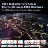 GlocalMe DuoTurbo - Dispositivo de punto de acceso móvil 4G con 10...
